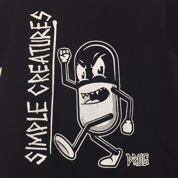 NWOT Simple Creatures Graphic Band Tee Shirt - Picture 2 of 4